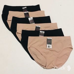 NWT 6 pcs Soft Seamless Sport Panties
